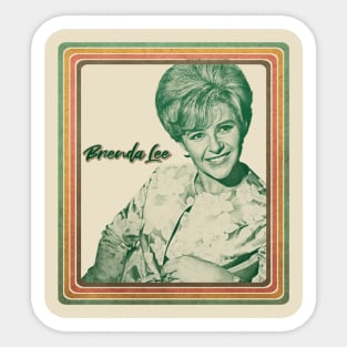 Brenda Lee Retro Vintage Sticker